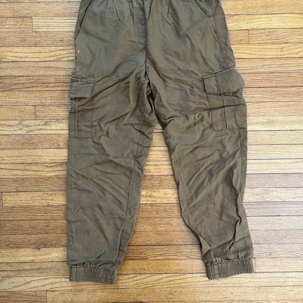 BCBGMaxAzria Men's Olive Cargo Pants